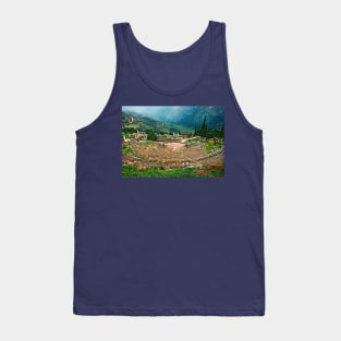 The ancient theater of Delphi Tank Top